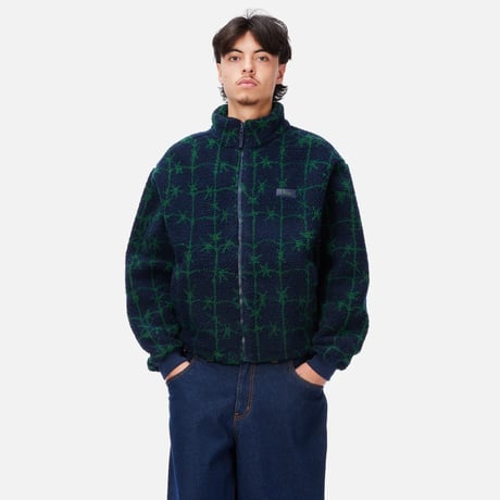Dime Polar Fleece Sherpa Zip - Navy