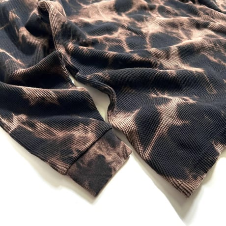 RAWDRIP Custom PRO CLUB L/S Frost Bleach Heavyweight Thermal Shirts / 全2色