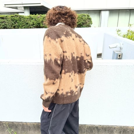 Gramicci Mohair Splatter Cardigan [G6FM-J038] / 全3色