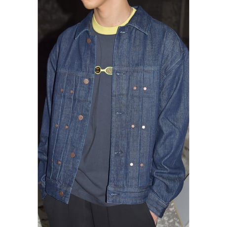 Dime Pleated Denim Jacket / 全2色