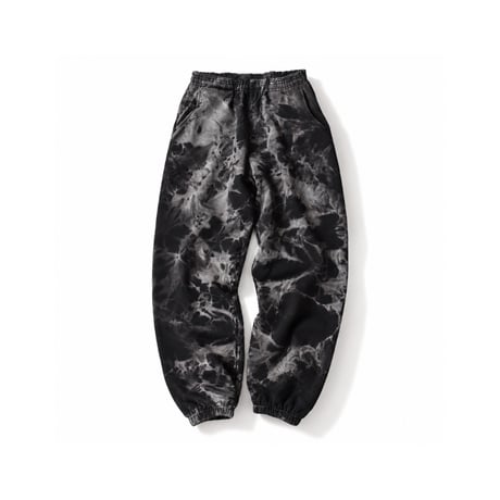 Los Angeles Apparel Custom Frost Bleached Sweat Pants - Black