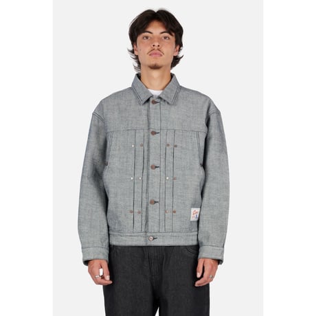Dime Pleated Denim Jacket / 全2色