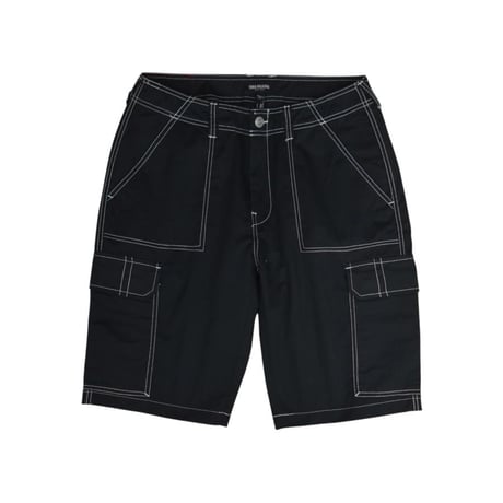 True Religion CSTM Cargo Shots - Jet Black / White