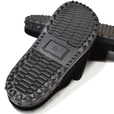 True Religion Logo Strap Slide Sandal - Black