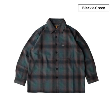 FB County L/S Checker Flanel Shirt / 全5色