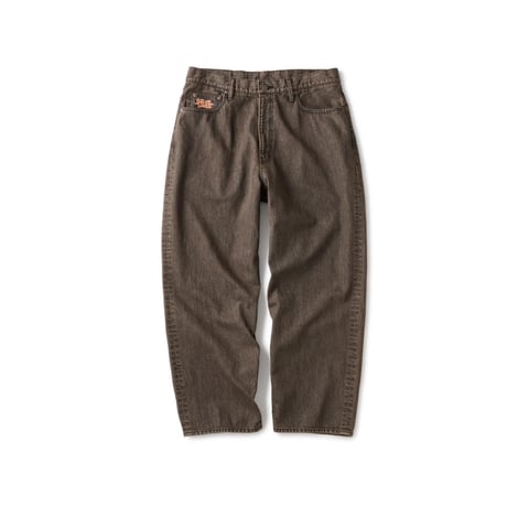 FTC EMB Baggy Fit Denim - Dyed Brown