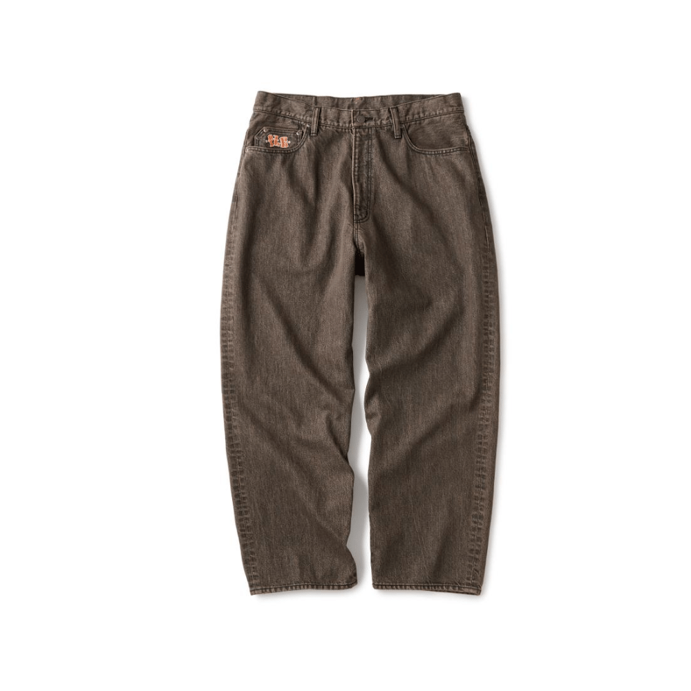 FTC EMB Baggy Fit Denim - Dyed Brown | RULEZ