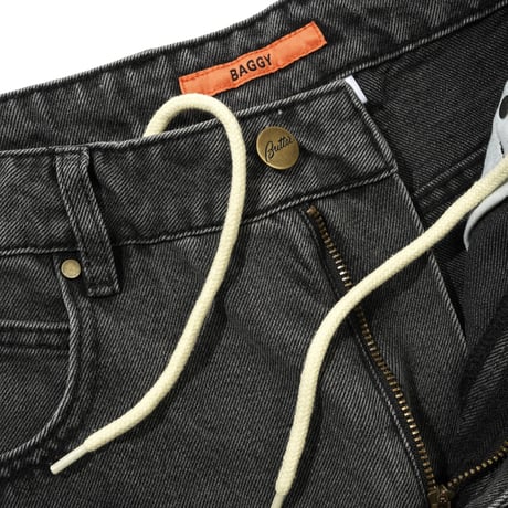 Butter Goods Baggy Denim Jeans - Faded Black