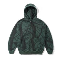 Butter Goods Bleach Waffle Zip-Thru Hood - Camo