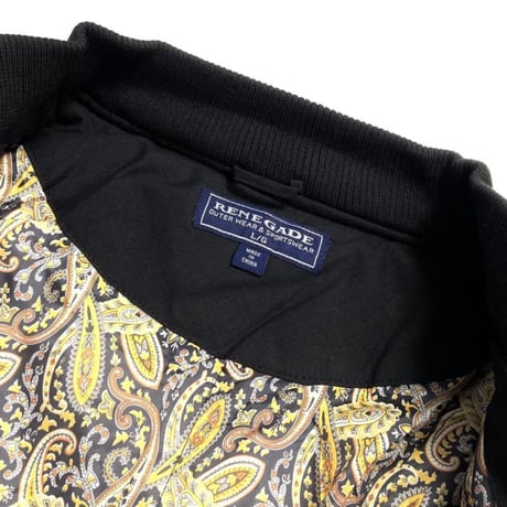 Renegade Sports Padded Nylon Lined Derby Jacket - Black