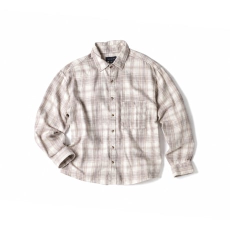 Cotton On L/S Plaid Shirts - Stone Check