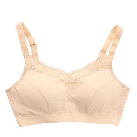 乳がん用 術後ブラ 乳がんブラ ノンワイヤー レースブラ 乳がんブラ 乳房パッド対応 パッドポケット付き パッド収納ポケット付きブラジャー