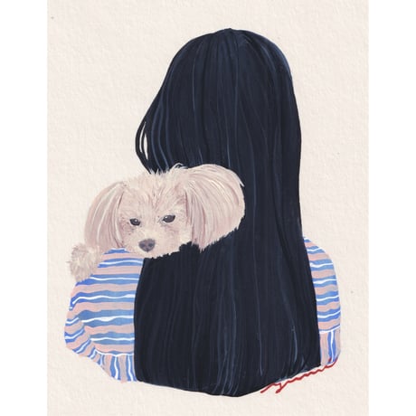 【オーダーメイド原画】BACK STYLE PORTRAIT