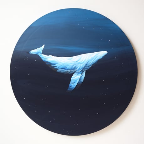 【原画】　Under the moonlight "星空の歌”