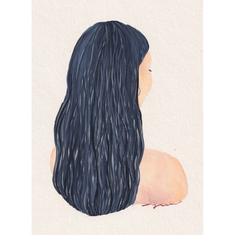 【オーダーメイド原画】BACK STYLE PORTRAIT