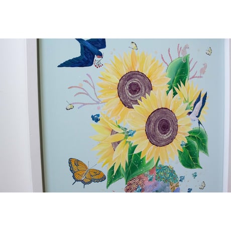 【原画】　Coral Garden "Sunflower”