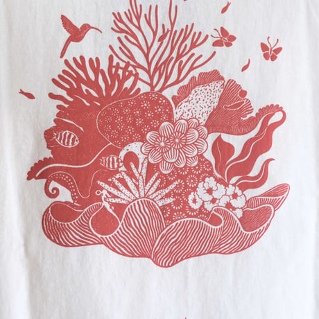 受注生産【オリジナル Tシャツ】　CORAL PINK Tシャツ