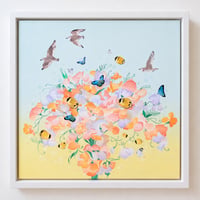 【原画】　Coral Garden "Sweet pea”