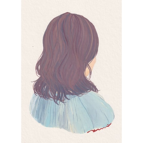 【オーダーメイド原画】BACK STYLE PORTRAIT