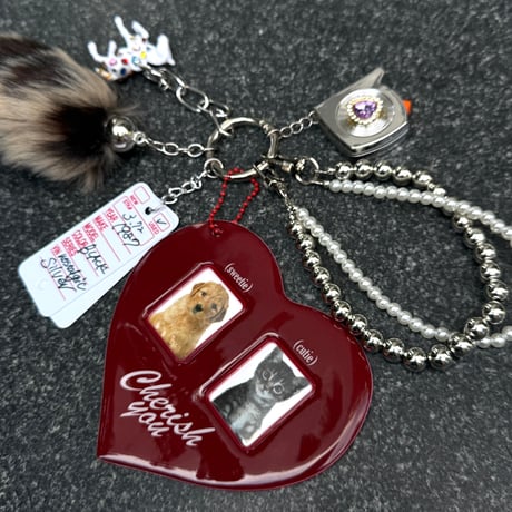 【nostalgic silver】keyring set