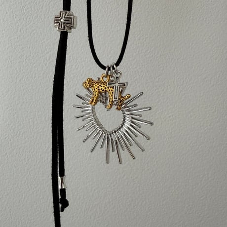 【nostalgic silver】charm choker