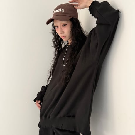 【D.NUVO】DAMAGE SWEAT