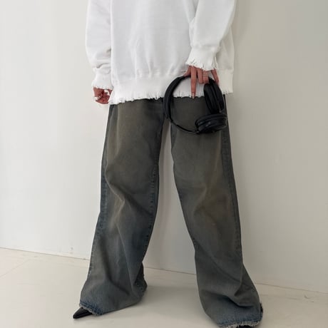 【D.NUVO】DAMAGE SWEAT