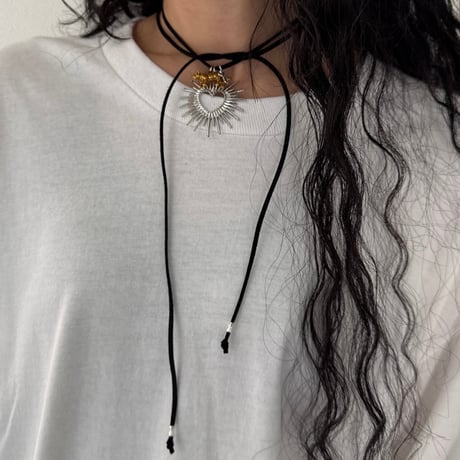 【nostalgic silver】charm choker