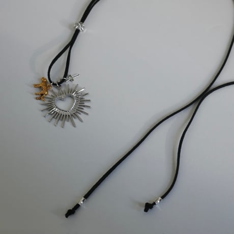 【nostalgic silver】charm choker