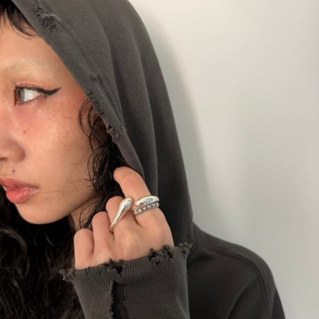 【D.NUVO】ABSTRACT ZIP HOODIE