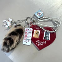 【nostalgic silver】keyring set