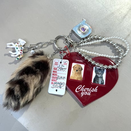 【nostalgic silver】keyring set