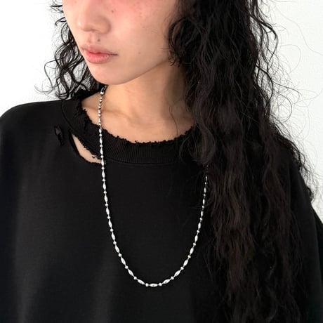 【nostalgic silver】chain necklace