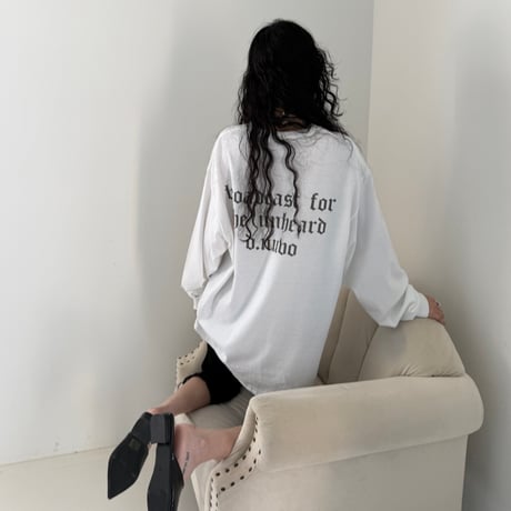 【D.NUVO】UNHEARD LONG TEE
