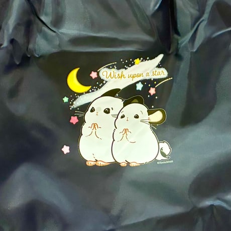 【Wish up on a star 2026】《Wish up on a star》薄くて軽いエコバック（ネイビー）