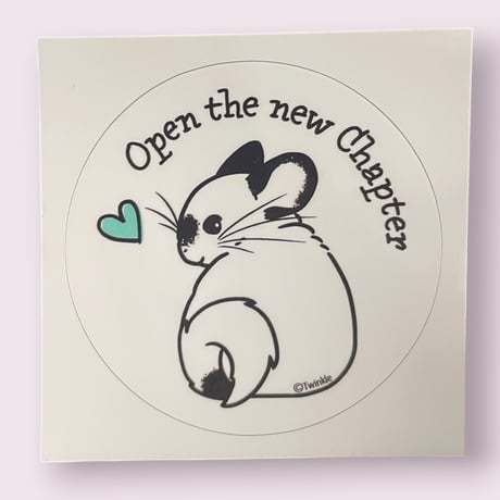 【倉庫一掃セール】《Open the new Chapter 〜ハートゥ〜》新しいステージにいけちゃうかもしれない『ステッカー』　⚫︎