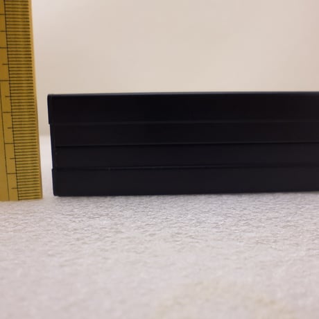 100×76×35 mm 高級アルミケース  BLACK ( ZHW-652-B )