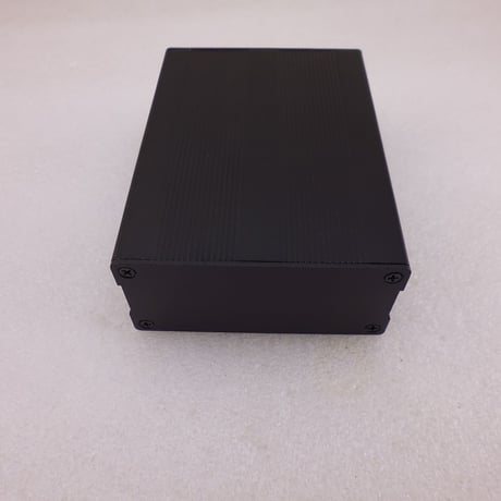 100×76×35 mm 高級アルミケース  BLACK ( ZHW-652-B )