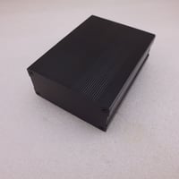 100×76×35 mm 高級アルミケース  BLACK ( ZHW-652-B )