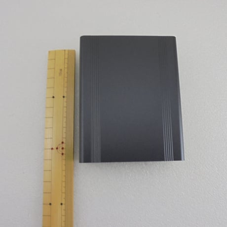 110×88×38 mm 高級アルミケース  BLACK ( ZHW-863-B )