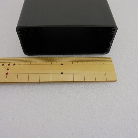 110×88×38 mm 高級アルミケース  BLACK ( ZHW-863-B )