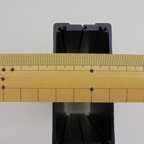 100×76×35 mm 高級アルミケース  BLACK ( ZHW-652-B )