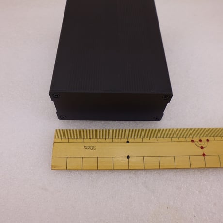 100×76×35 mm 高級アルミケース  BLACK ( ZHW-652-B )