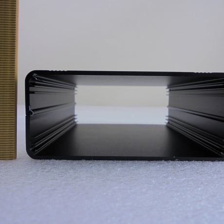110×88×38 mm 高級アルミケース  BLACK ( ZHW-863-B )