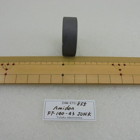 両面少し欠け 3カ所 中 Amidon トロイダルコア FT-140-43 JUNK-D ( ZHW-ETC-855 )