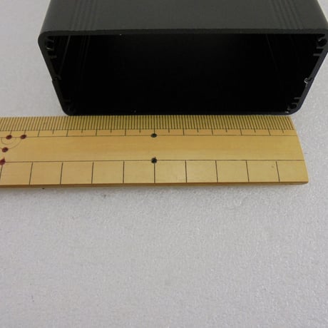 110×88×38 mm 高級アルミケース  BLACK ( ZHW-863-B )