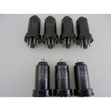 7本組 メタル管（真空管) VT-167 (6K8) RCA 箱なし C ( ZHW-TUBE-109-C )