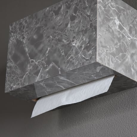 ペーパータオルホルダー Paper Towel Dispenser ミストマーブル 艶あり 小判 中判 壁掛け ペーパータオル ケース ディスペンサー トイレ 洗面所 業務用 おしゃれ