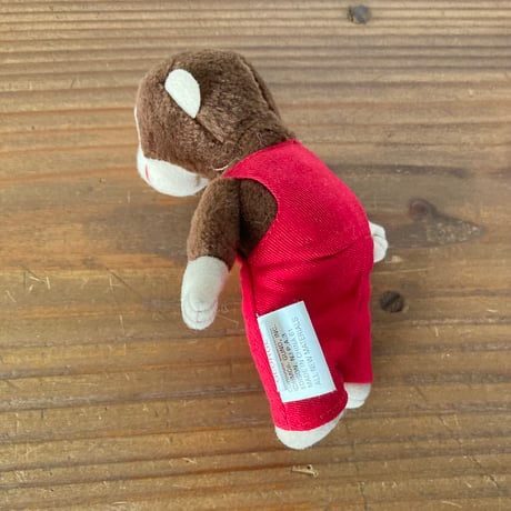 Curious George おさるのジョージ クラシックジョージ オーバーオール ぬいぐるみ GUND ②