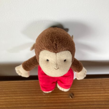 Curious George おさるのジョージ クラシックジョージ オーバーオール ぬいぐるみ GUND ②
